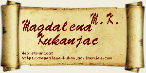 Magdalena Kukanjac vizit kartica